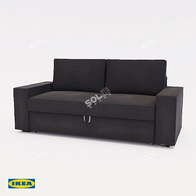 Versatile Vilasund Sofa Bed with Multiple Color Options 3D model image 1