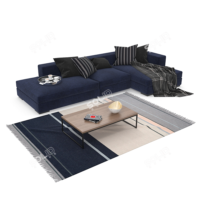 BoConcept Cenova Set: Sleek and Stylish Contemporary Living Collection 3D model image 1