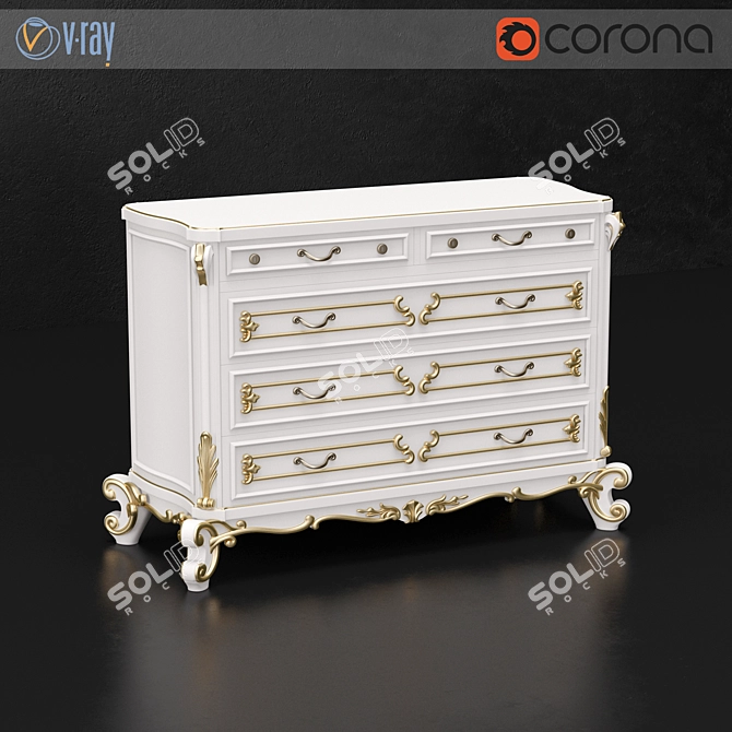 Classic Silik Larissa 3DMax/Corona Comod 3D model image 1