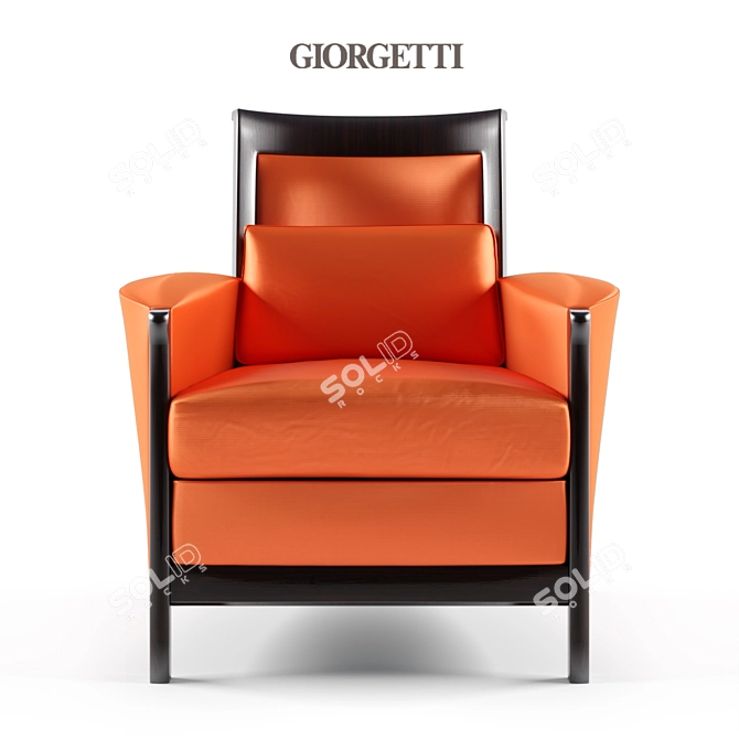 Giorgetti New Gallery Chair 3D model image 1