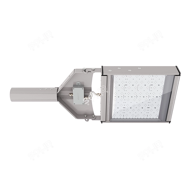 Compact LED Street Light 3D model image 1