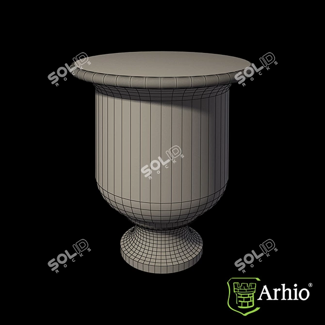 Title: Versatile AVZ45-1 Pot 3D model image 2