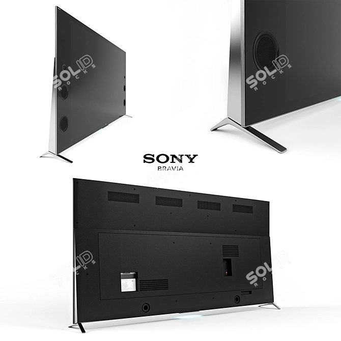 Sony X94C X93C 4K Ultra HD Smart TV 3D model image 2