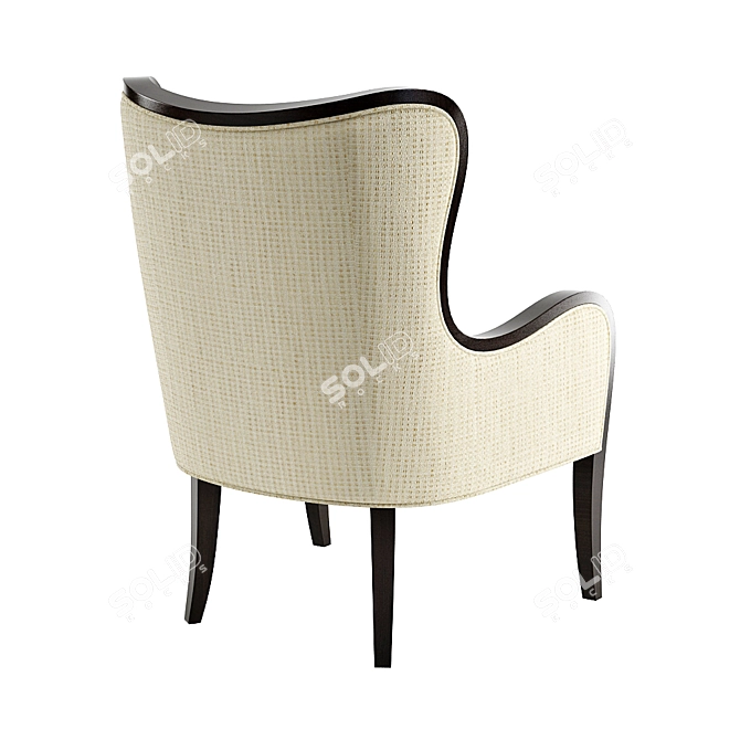 Fairfield Wing Chair 5158-01: Classic Elegance for Your Living Space 3D model image 2