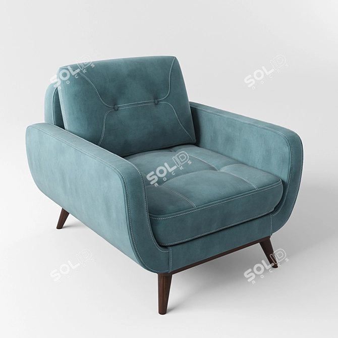 Pralin Koltuk Takımı: Elegant Comfort 3D model image 1