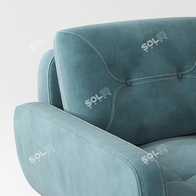 Pralin Koltuk Takımı: Elegant Comfort 3D model image 2