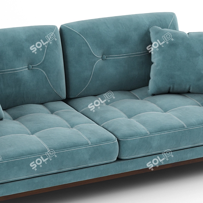 Pralin Koltuk Takımı: Elegant Double Seat 3D model image 3