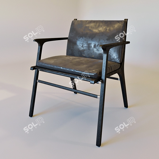 ErgoFlex Chair: Comfort Redefined 3D model image 1