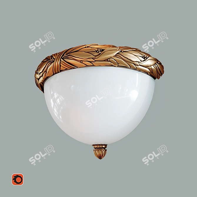 Rome Sconce: Elegant Illumination Solution 3D model image 1