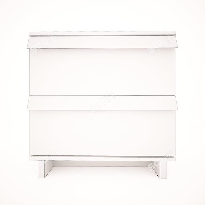 Modern Oppland Bedside Table 3D model image 3