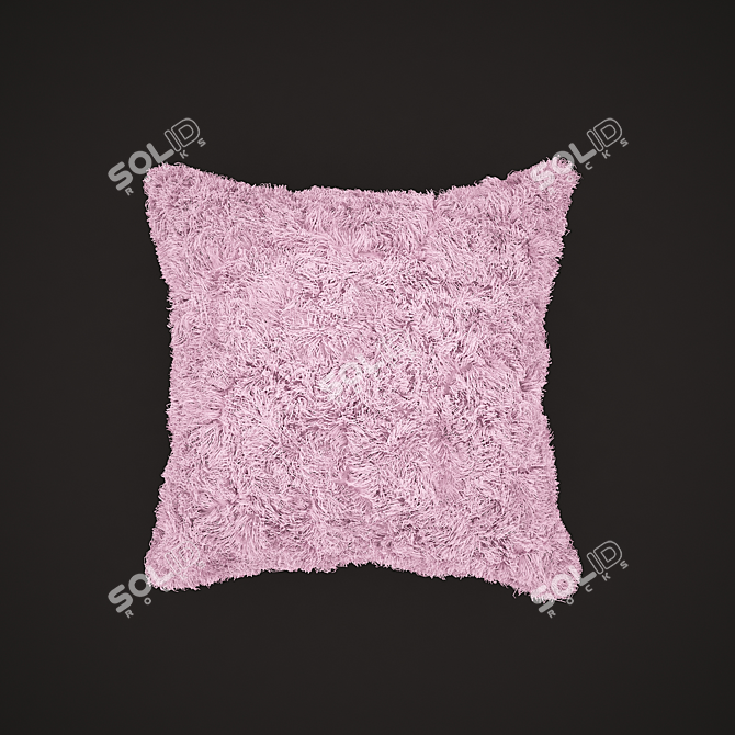 Cozy Plush Cushions | 50x50cm 3D model image 2