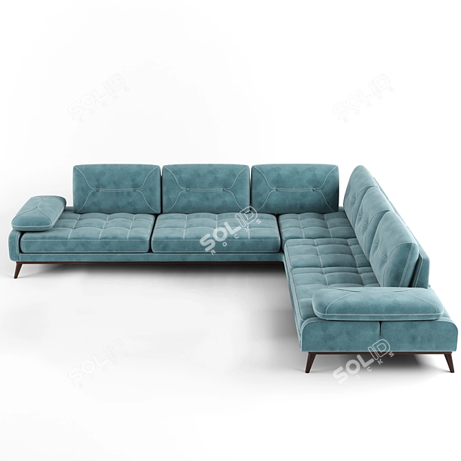 Pralin Lounge Collection: Elegant and Comfortable! 3D model image 1