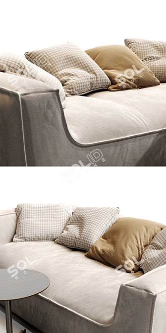 Noe: Stylish and Sleek Sofa 3D model image 2