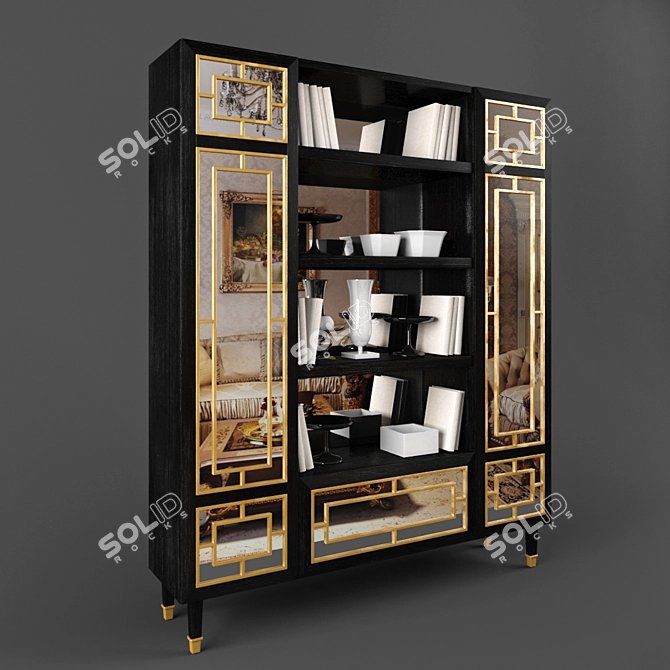 Isabella Costantini Wardrobe: Elegant Design, Spacious Storage 3D model image 1