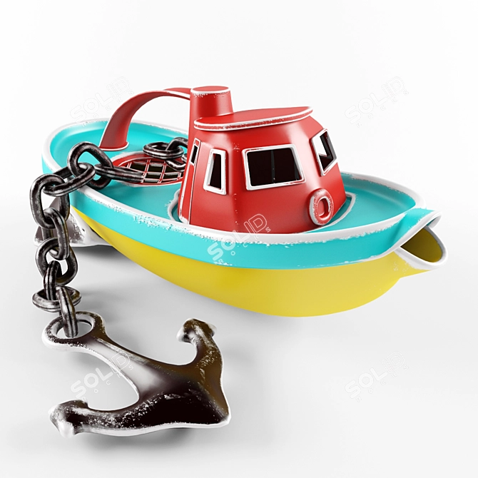 3dsmax 2015 | vray 3.00 Ship Toy 3D model image 1