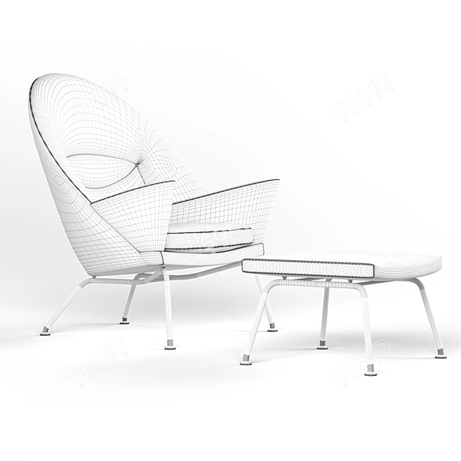 Oculus Chair: Dynamic and Versatile 3D model image 3