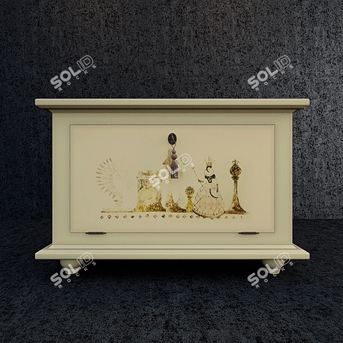 Stylish Alice Chest 3D model image 1