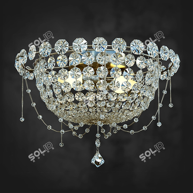 Schonbek Chrysalita Crystal Pendant 3D model image 1