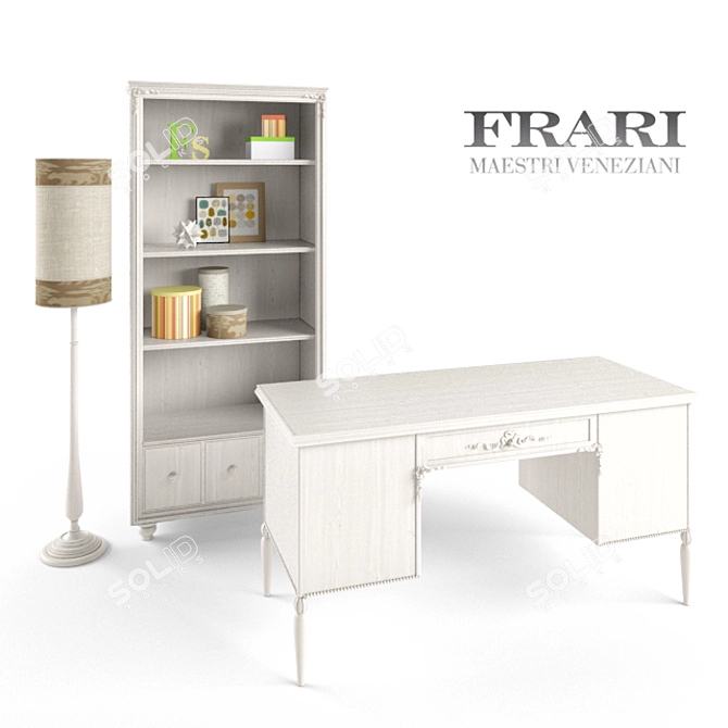 Elegant Frari Nodo Furniture Set 3D model image 1