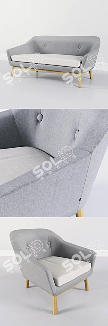 Elevate Your Space with Peppy Sofa 3D model image 2