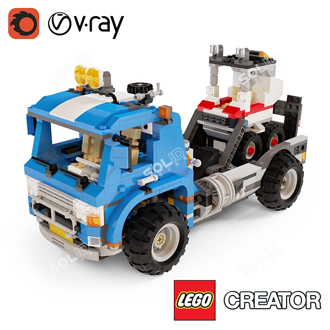 Versatile LEGO Creator: Decorative 3D Models 3D model image 1