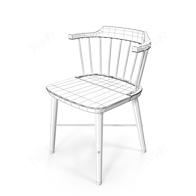 Modern Luminary Chair 3D model image 3