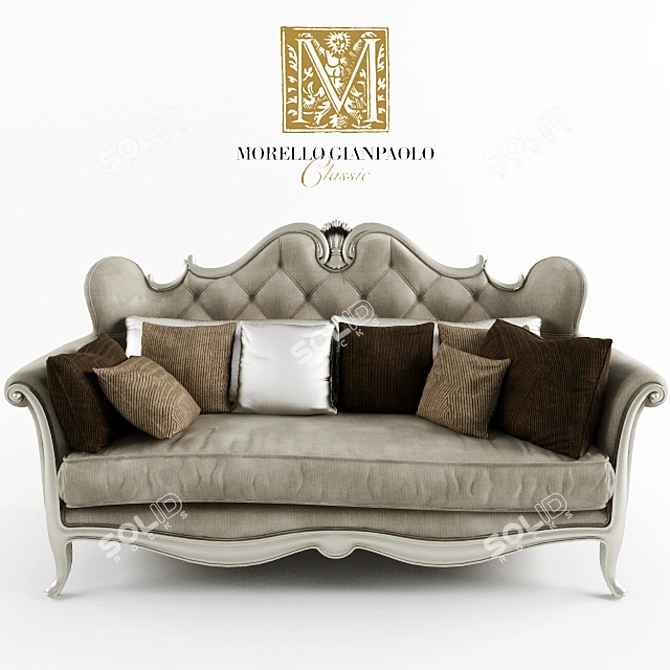 Italian Elegance: MORELLO GIANPAOLO Sofa 3D model image 2