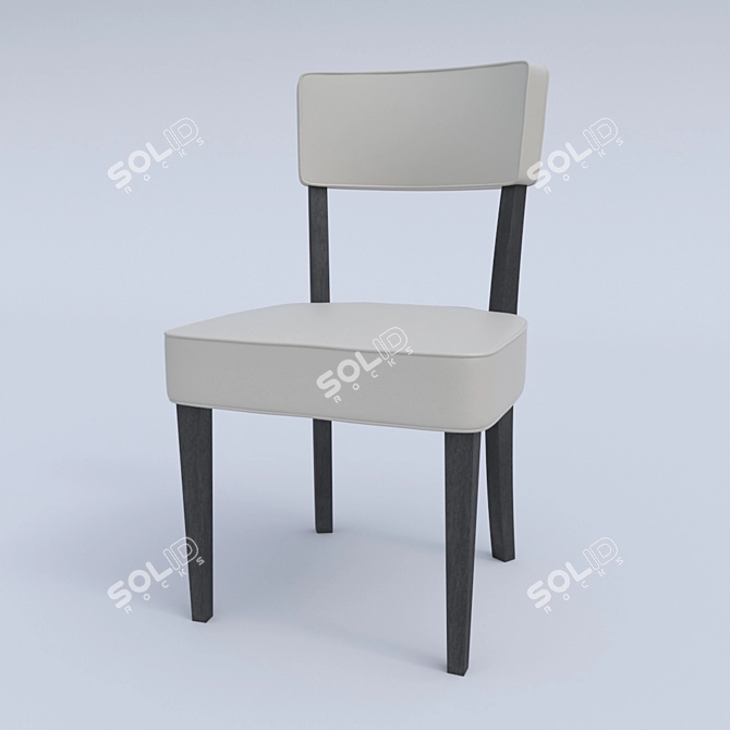 Elegant MHLIVING Egoist Chair 3D model image 2