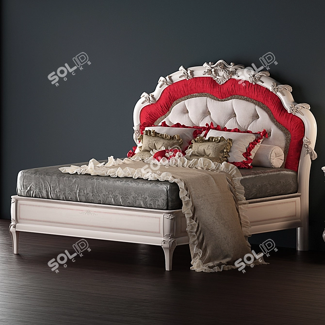 Bol 029 L Luxury Italian Bed 3D model image 1