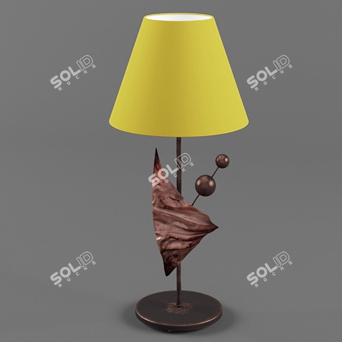 Gialo Table Lamp - 400x860 (h) 3D model image 1