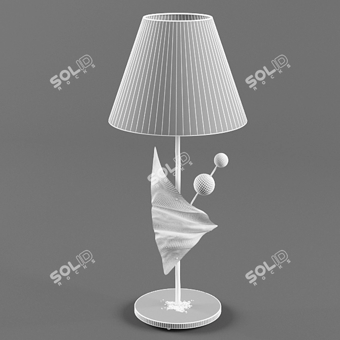 Gialo Table Lamp - 400x860 (h) 3D model image 3