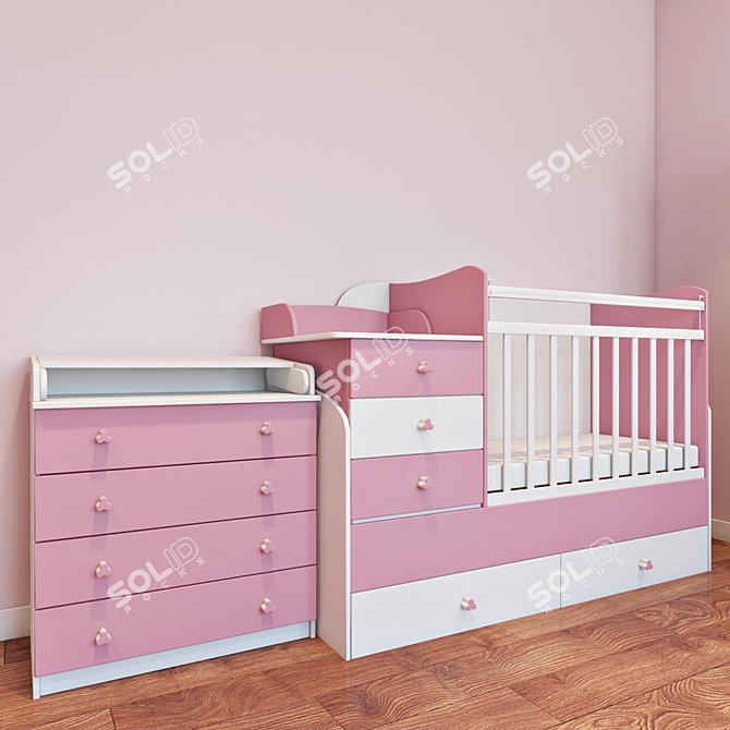 Enchanting Fairy Kids Furniture 3D model image 2