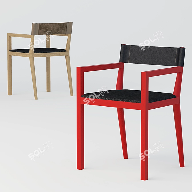 PrivalovDESIGN's ONE-1 Stool 3D model image 1