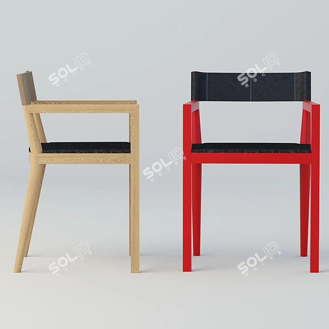 PrivalovDESIGN's ONE-1 Stool 3D model image 3