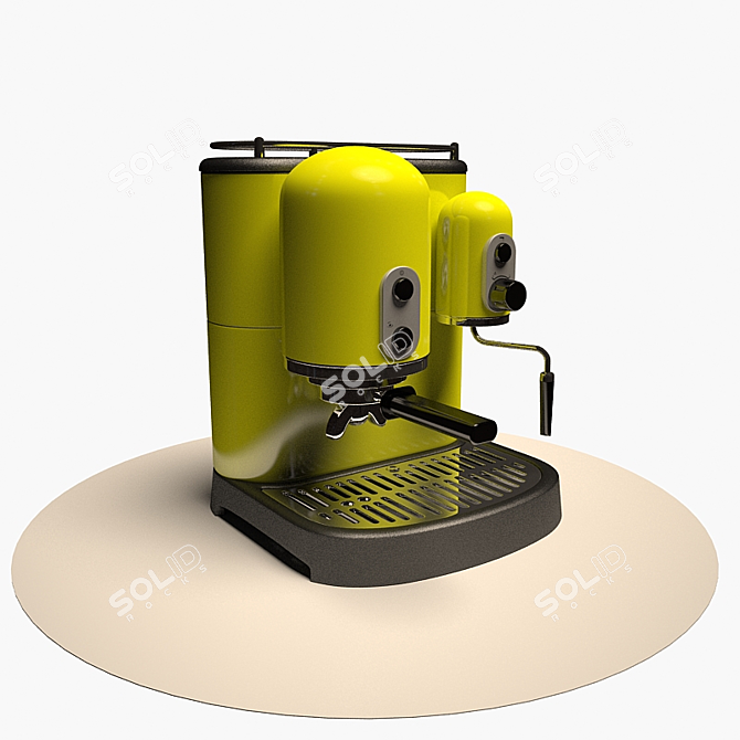 Sleek Brew: Coffee Maker 3D model image 1