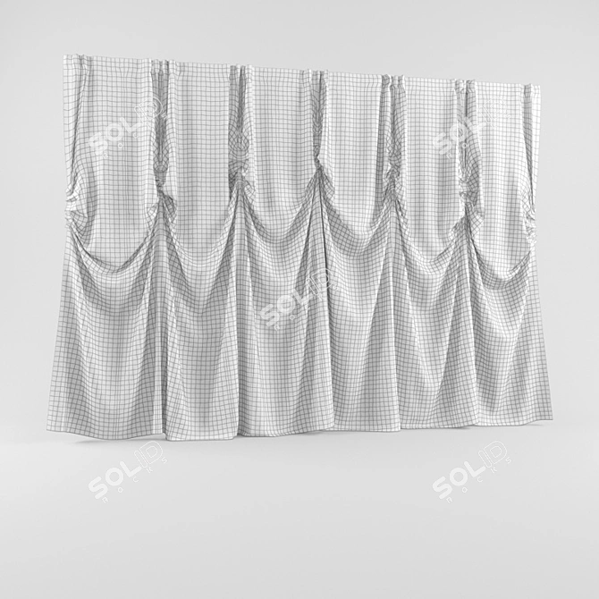 Title: Versatile Archive Curtains 3D model image 3