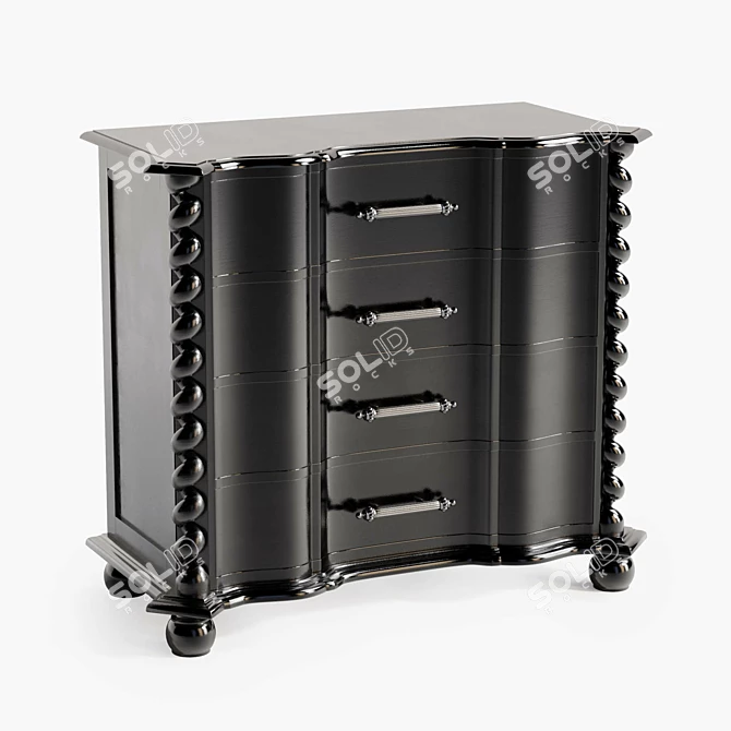 Elegance Defined: Eaton Chest 3D model image 1