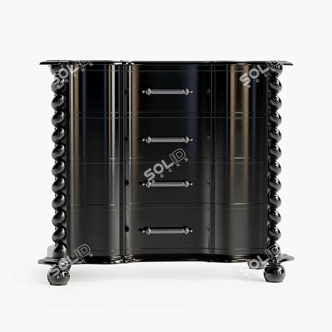 Elegance Defined: Eaton Chest 3D model image 2