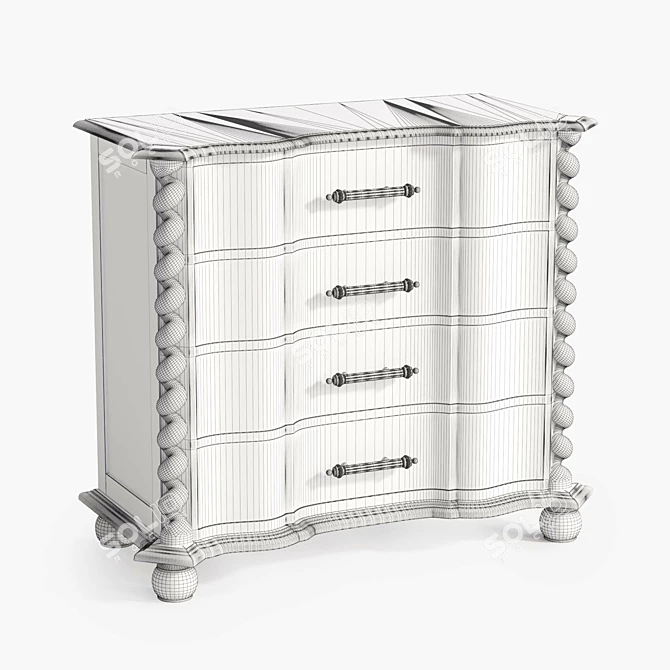 Elegance Defined: Eaton Chest 3D model image 3
