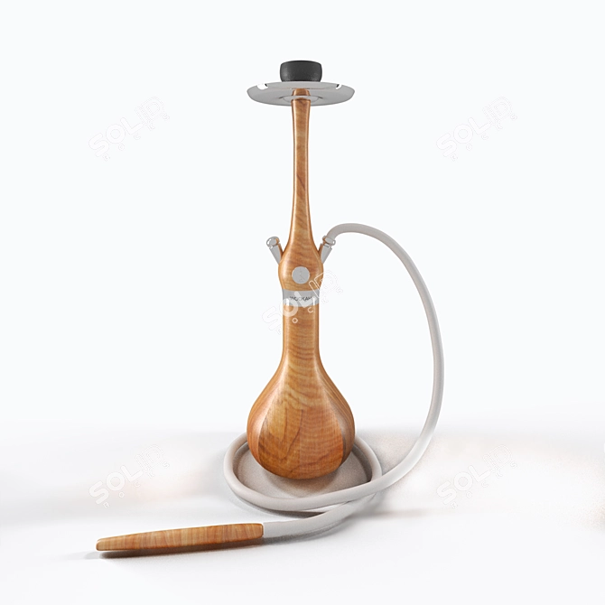  Elegant Wookah Classic Shisha 3D model image 1