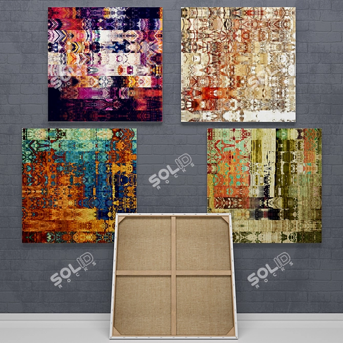 Abstract Art Panel - Max, FBX, Textures 3D model image 1