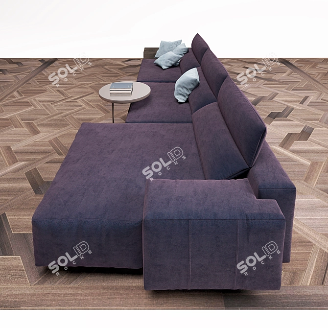 Vintage Parquet Surrounds Poltrona Frau Bullit 3D model image 2