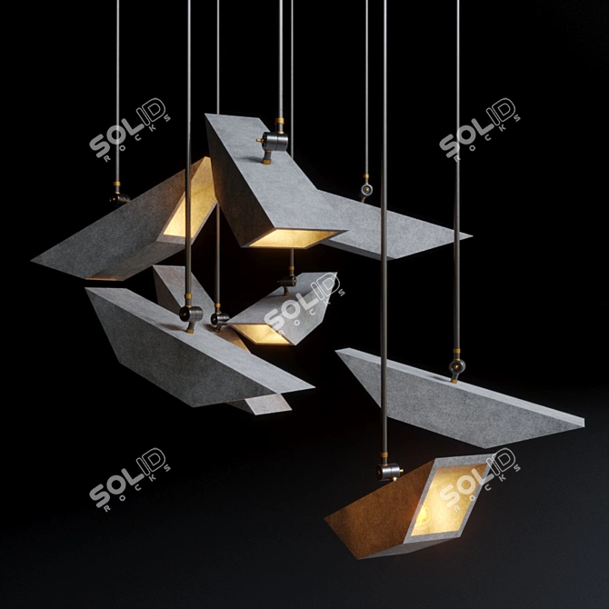 Elegant Haim Evgi LR Lamp 3D model image 1