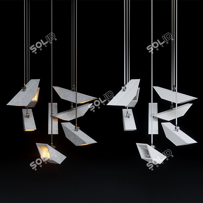 Elegant Haim Evgi LR Lamp 3D model image 3