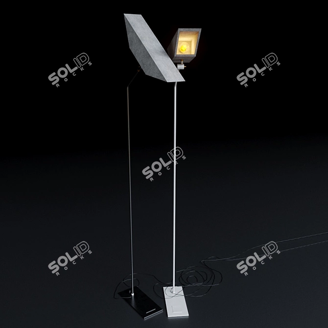 Wireless Elegance: Haim Evgi Floor Lamp 3D model image 2