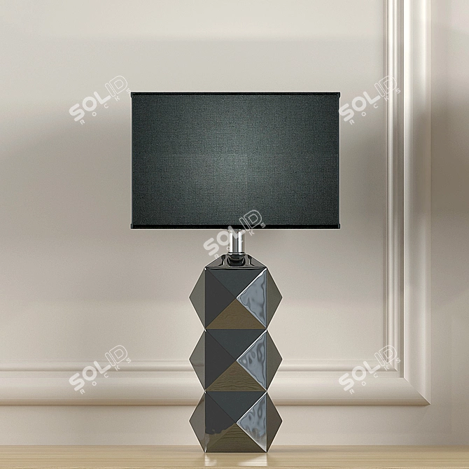 Modern 3D Lamp Fixture 3D model image 1