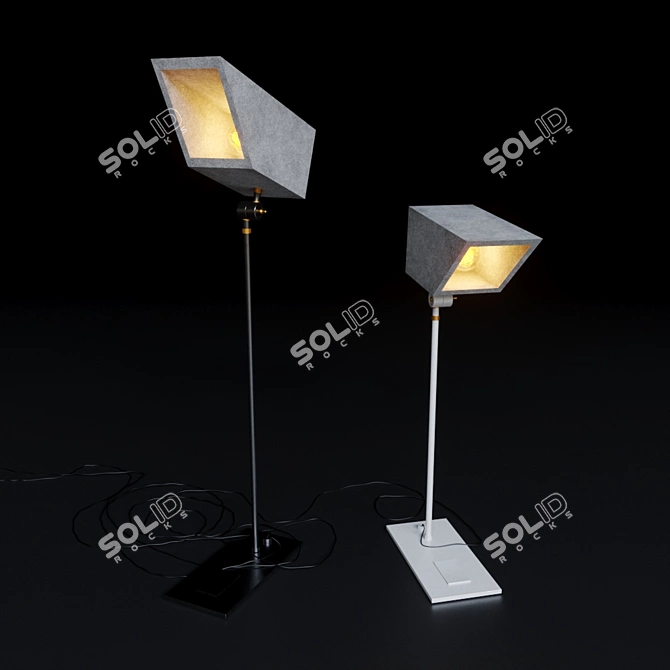 Wireless Elegance: Haim Evgi Lamp 3D model image 3