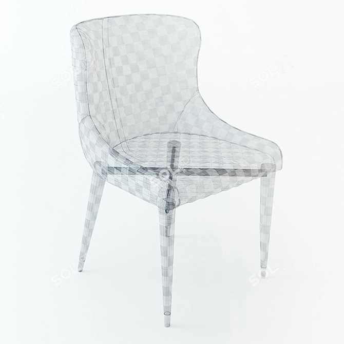 Elegant Cindy Chair: Deephouse Appeal 3D model image 3