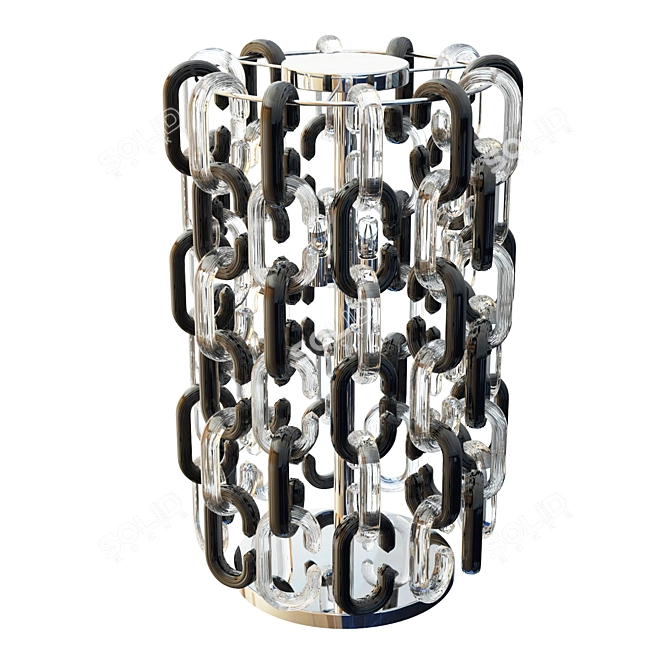 Voltolina Murano Glass Floor Lamp 3D model image 1