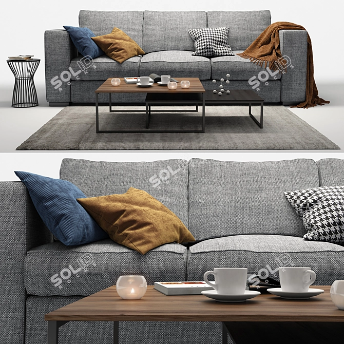 BoConcept Cenova: Versatile and Stylish Sofa 3D model image 2